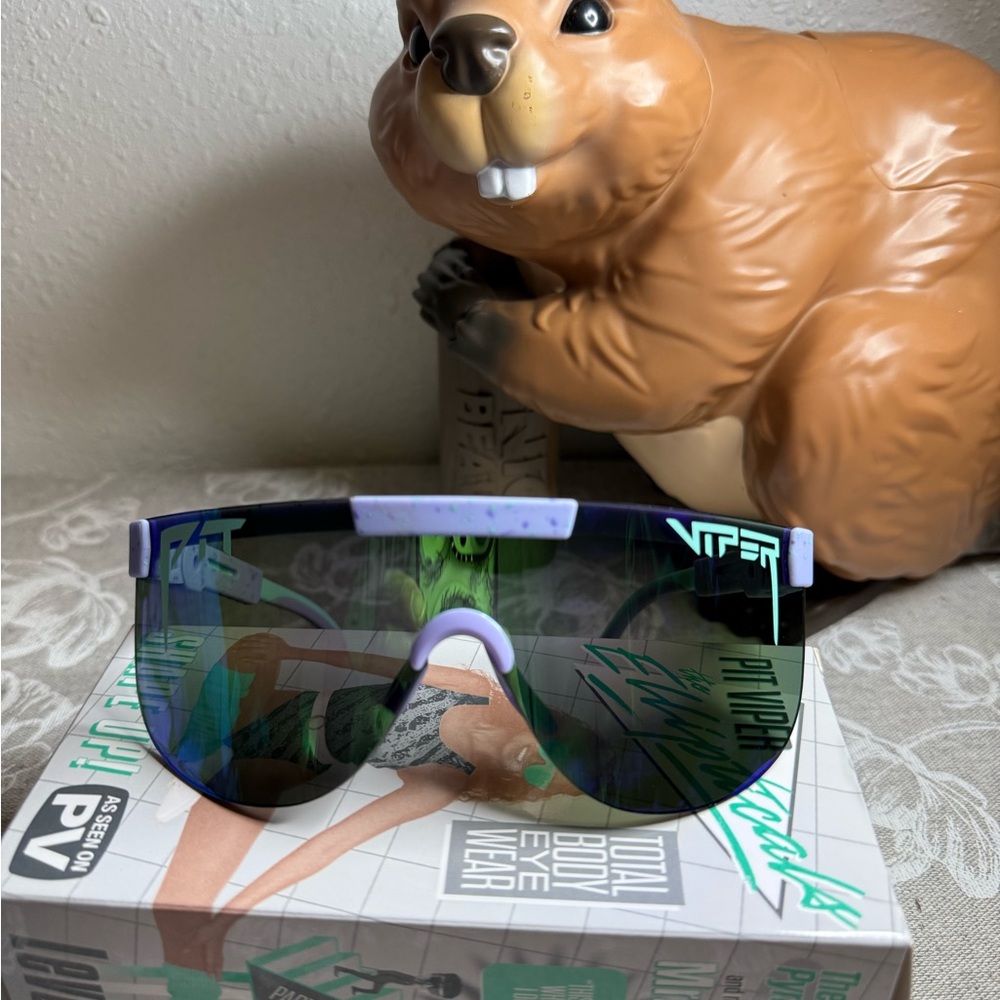 Pit Viper Sunglasses holographic reflective lens